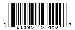 UPC barcode number 691195574003