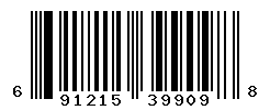 UPC barcode number 691215399098