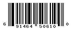 UPC barcode number 691464506100