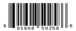 UPC barcode number 691608502586