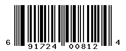 UPC barcode number 6917246008124