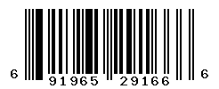 UPC barcode number 691965291666