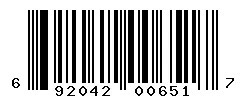 UPC barcode 692042006517