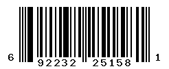 UPC barcode number 692232251581