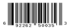 UPC barcode number 6922621500353