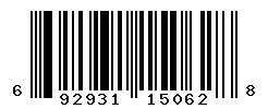 UPC barcode number 692931150628