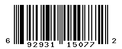 UPC barcode number 692931150772