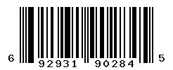 UPC barcode number 692931902845