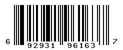 UPC barcode number 692931961637