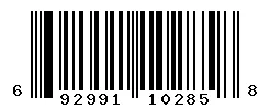UPC barcode 692991102858