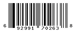 UPC barcode 692991702638
