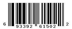 UPC 693392615022 barcode image