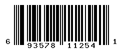 UPC barcode number 6935780112541