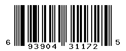UPC barcode 693904311725