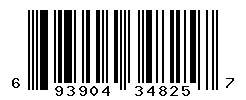 UPC 693904348257 barcode image