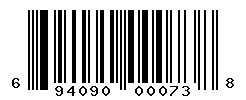 UPC barcode number 694090000738