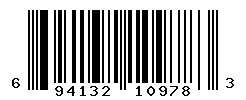 UPC barcode number 6941327109783