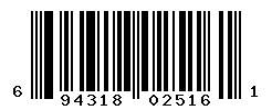 UPC barcode number 694318025161 lookup