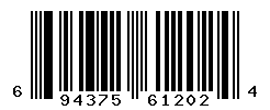 UPC barcode number 6943757612024
