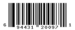 UPC barcode 694431200971
