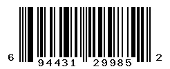 UPC barcode 694431299852