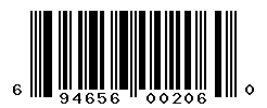 UPC barcode number 694656002060