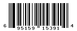 UPC barcode number 695159153914