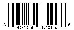 UPC barcode number 695159330698