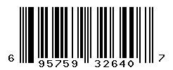 UPC barcode number 6957599326407