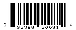 UPC barcode number 695866500810