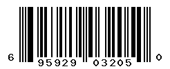 UPC barcode number 695929032050