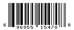 UPC barcode 696055154708
