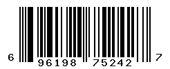 UPC barcode number 696198752427