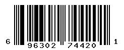 UPC barcode 696302744201