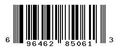 UPC barcode number 696462850613