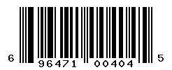 UPC barcode number 696471004045