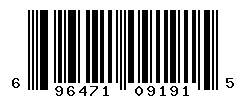 UPC barcode number 696471091915