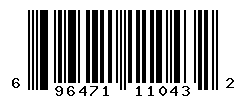 UPC barcode number 696471110432
