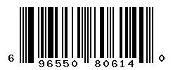 UPC barcode number 696550806140