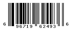 UPC barcode number 696719624936