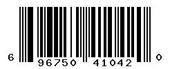 UPC barcode 696750410420