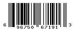 UPC barcode number 696750671913