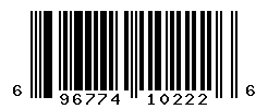 UPC barcode number 696774102226
