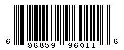 UPC barcode 696859960116