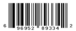 UPC barcode number 696952893342