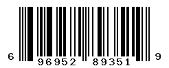 UPC barcode number 696952893519