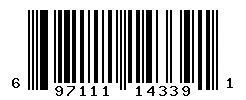 697111143391 barcode