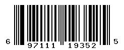 UPC barcode number 697111193525