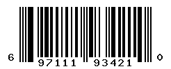 UPC barcode number 697111934210