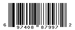 UPC barcode number 697408879972
